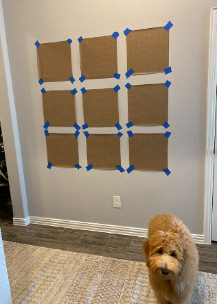 In-Progress Gallery Wall